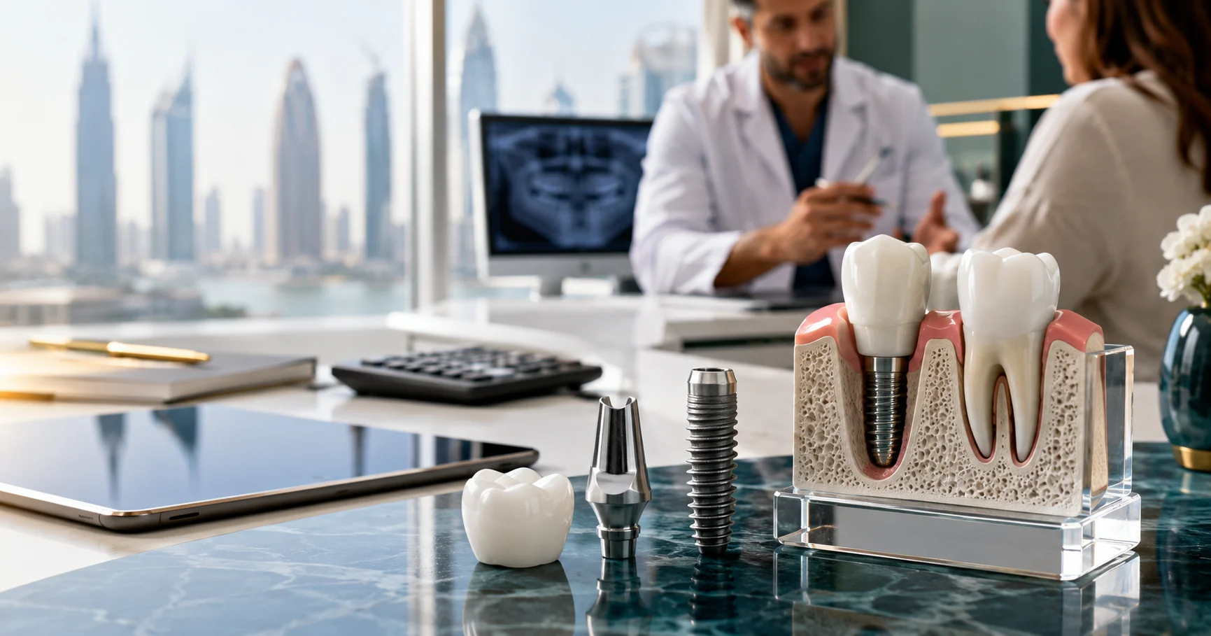 Premium dental implant consultation in Dubai